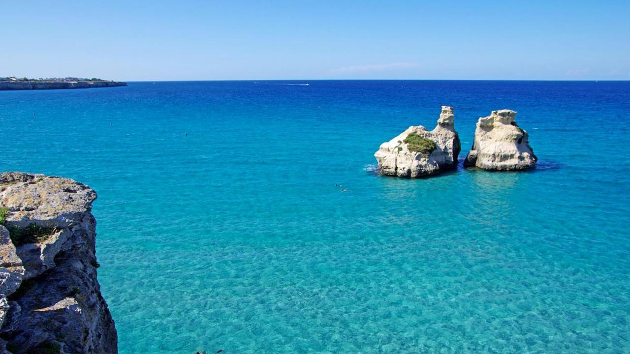 Torre Dell'Orso Centro - Villino Vista Mare Con Ampio Giardino Villa Exteriör bild